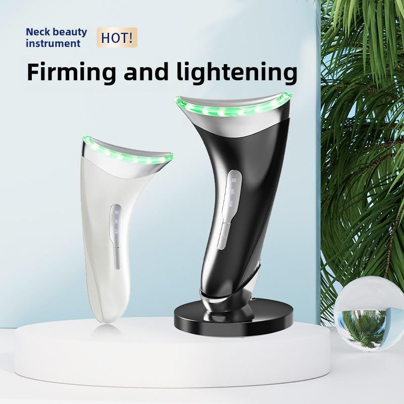 Cross-border neck beauty instrument to dilute neck lines nasolabial folds care beauty EMS micro-current massager vibration skin rejuvenation instrument