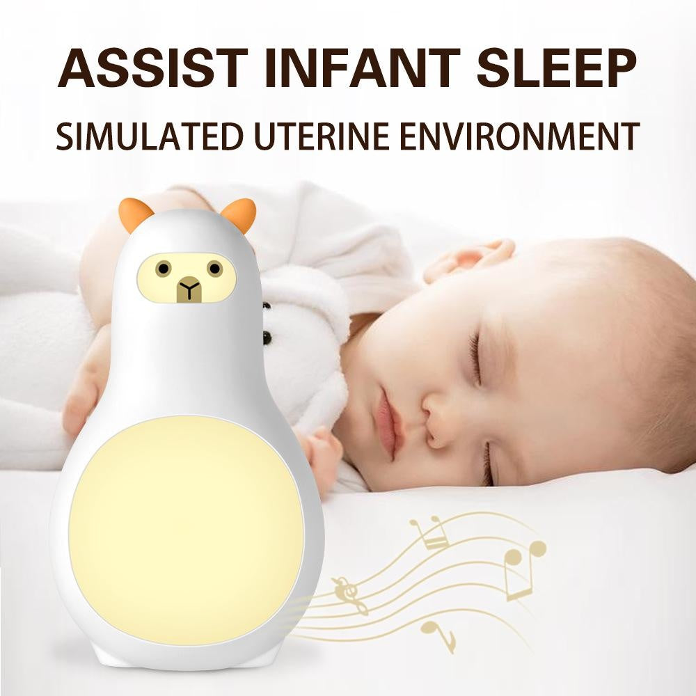 New white noise sleep instrument sleep aid night light intelligent timing white noise machine independent control warm light night light
