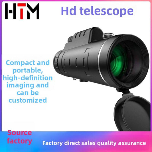 Factory direct supply high-power high-definition monoculars 40X60 low-light night vision optical instruments, children's bird watching glasses