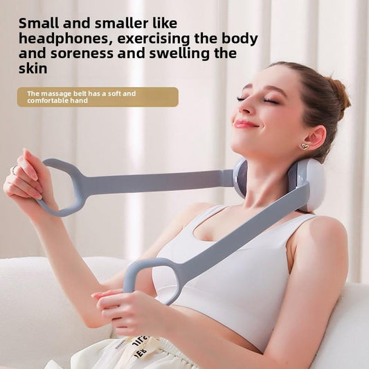 New shoulder and neck dredging neck kneading red light hot compress household cervical spine physiotherapy instrument massager trapezius massager