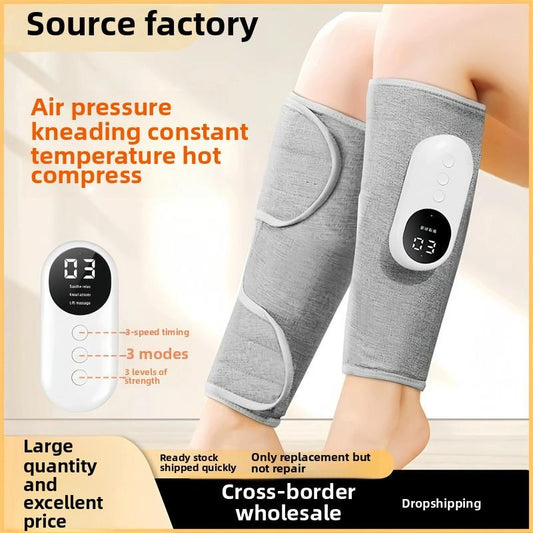 Calf massager Air wave Electric air pressure dredging instrument Multifunctional leg massager Constant temperature hot compress leg beauty instrument