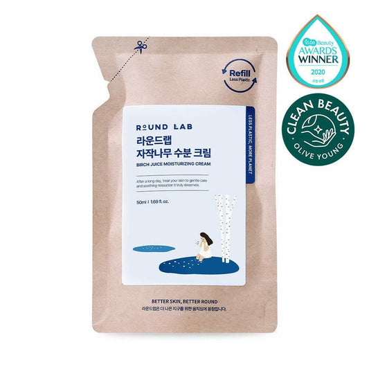 ROUND LAB Birch Juice Moisturizing Cream 50ml Refill Pack