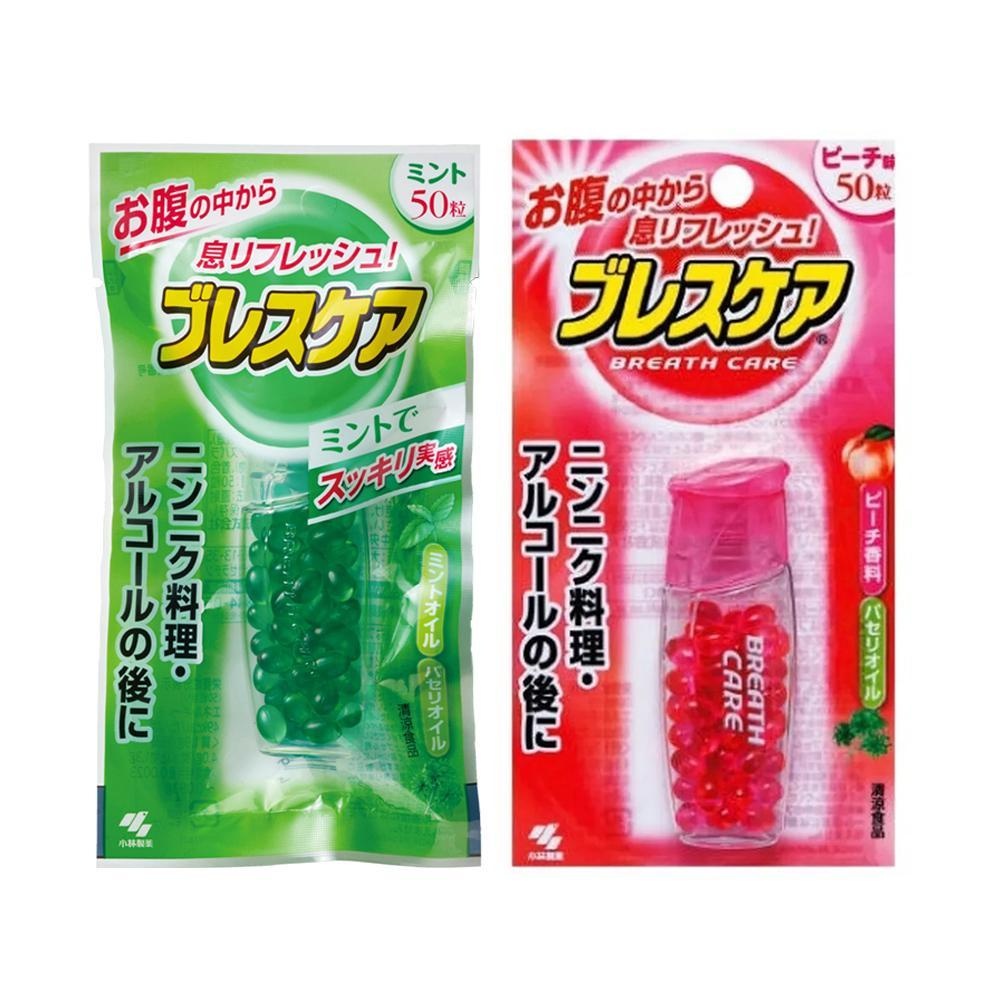 [JP] 고바야시 브레스케어 50정, 민트/레몬/피치