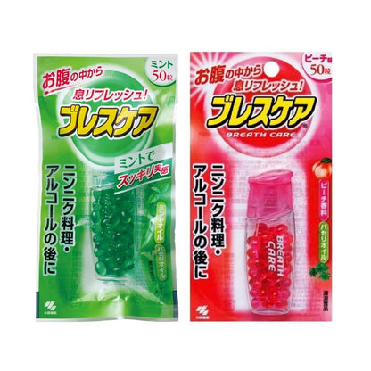 [JP] 고바야시 브레스케어 50정, 민트/레몬/피치