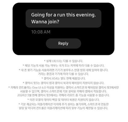 삼성전자 갤럭시 핏3 R390 블루투스 스마트 밴드 워치 글로벌