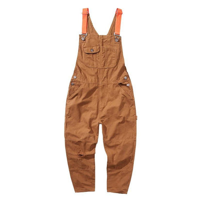 Trendy Unisex Loose Fit Overalls, Casual Wide-Leg Jumpsuit, Vintage Workwear Suspender Pants for Couples