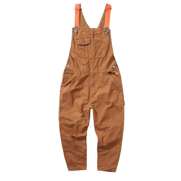 Trendy Unisex Loose Fit Overalls, Casual Wide-Leg Jumpsuit, Vintage Workwear Suspender Pants for Couples