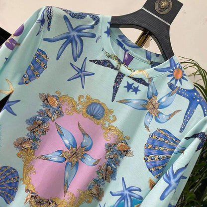 Men’s 3D Graphic Print T-Shirt, Trendy Crew Neck Short Sleeve Top, Fashion Casual Tee