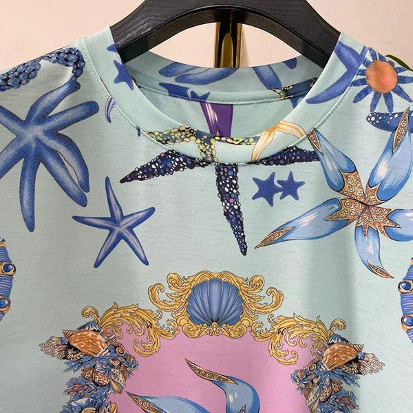 Men’s 3D Graphic Print T-Shirt, Trendy Crew Neck Short Sleeve Top, Fashion Casual Tee