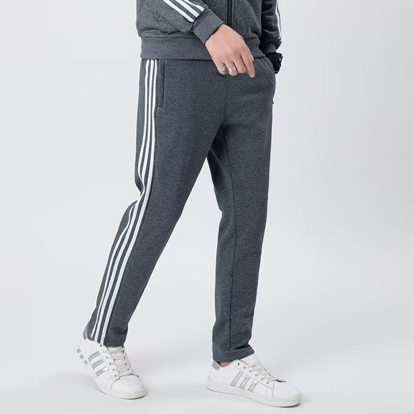 High Waist Wide Leg Track Pants for Women, Slim Fit Straight-Leg Athletic Trousers, Casual Loose Three-Stripe Sports Pants