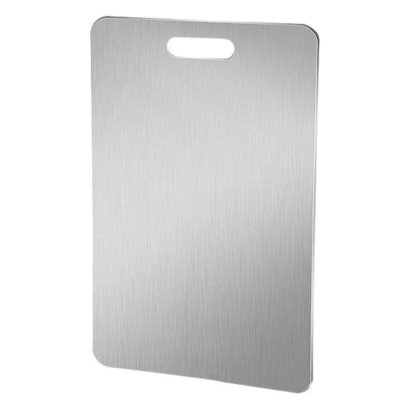 스테인리스 스틸 양면 도마, 두꺼운 정사각형 도마, 다기능 주방 도구