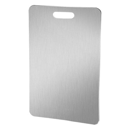 스테인리스 스틸 양면 도마, 두꺼운 정사각형 도마, 다기능 주방 도구
