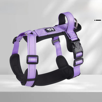 No-Pull Reflective Dog Harness and Leash Set, Escape-Proof Chest Strap for Small and Medium Dogs