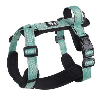 No-Pull Reflective Dog Harness and Leash Set, Escape-Proof Chest Strap for Small and Medium Dogs
