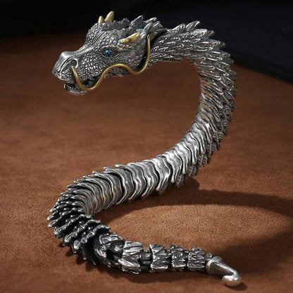 Men's Vintage Dragon Bracelet - Bold, Stylish, and Sophisticated