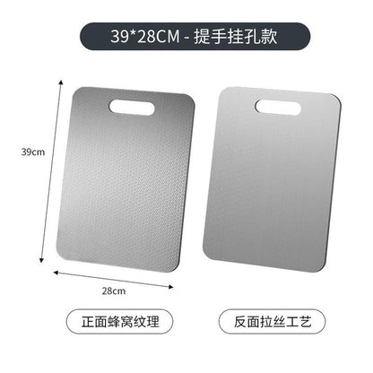 304 스테인리스 스틸 도마 - 두껍고 양면이 있는 다기능 주방 도마