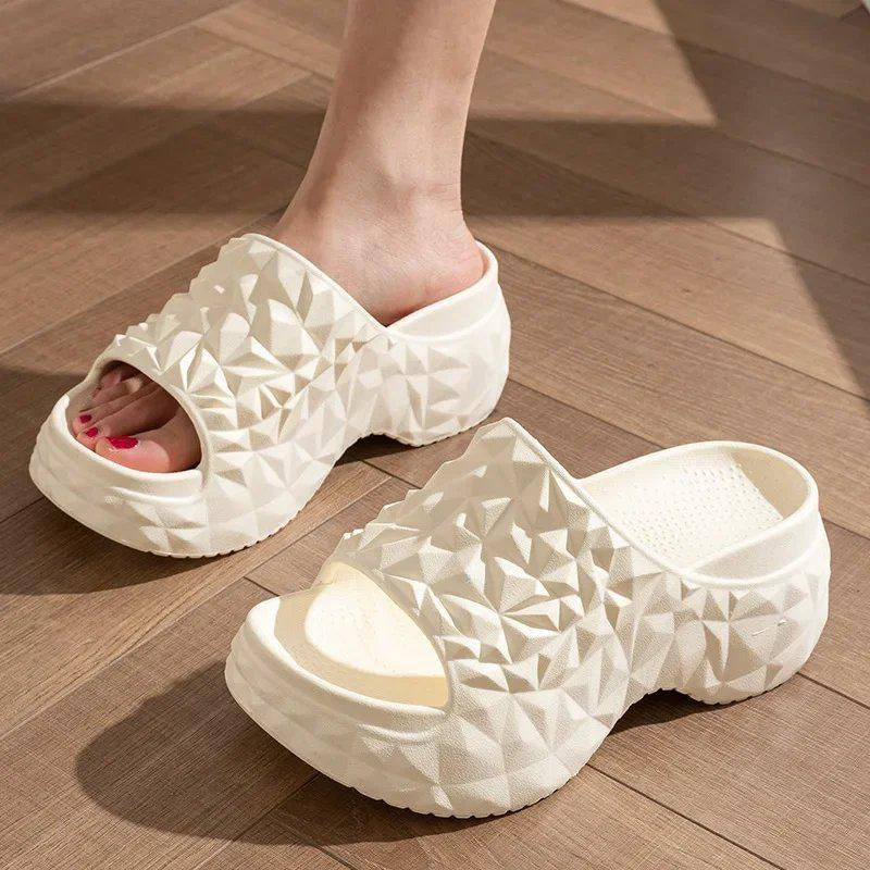 Women’s Thick-Soled EVA Slippers – Summer Non-Slip, Odor-Resistant, Ultra-Soft Indoor & Outdoor Slides