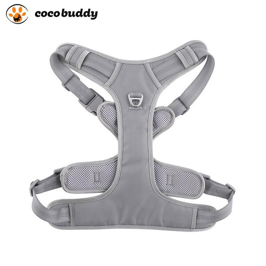 Double-Layer No-Pull Dog Harness Leash Set, Reflective Colorblock Vest for Small, Medium, and Large Dogs, Anti-Pull and Adjustable Walking Harness