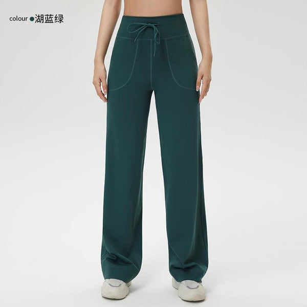 High-Waist Wide-Leg Yoga Pants for Women, Ultra-Soft, Stretchy, and Breathable Workout Trousers
