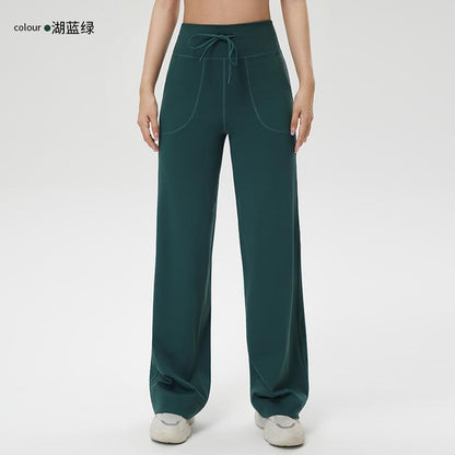 High-Waist Wide-Leg Yoga Pants for Women, Ultra-Soft, Stretchy, and Breathable Workout Trousers