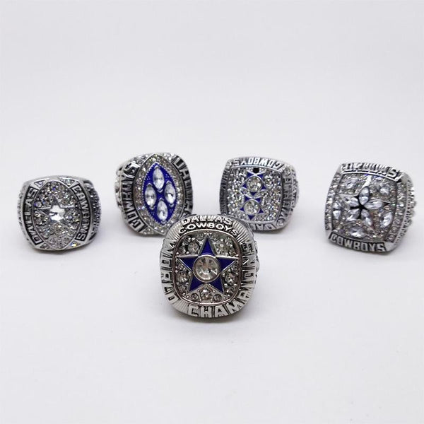 Dallas Cowboys Championship Ring Set - 5 Piece Collection for Men