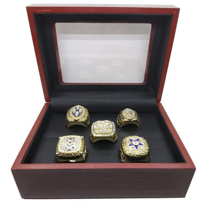 Dallas Cowboys Championship Ring Set - 5 Piece Collection for Men