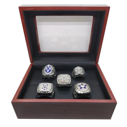 Dallas Cowboys Championship Ring Set - 5 Piece Collection for Men