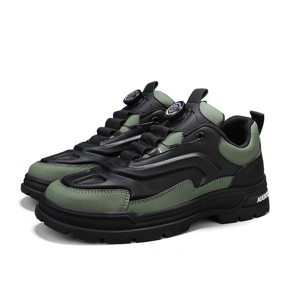 남성용 로우탑 캐주얼 마틴 부츠, 스타일리시한 아웃도어 작업화, 레트로풍 내구성 안전화