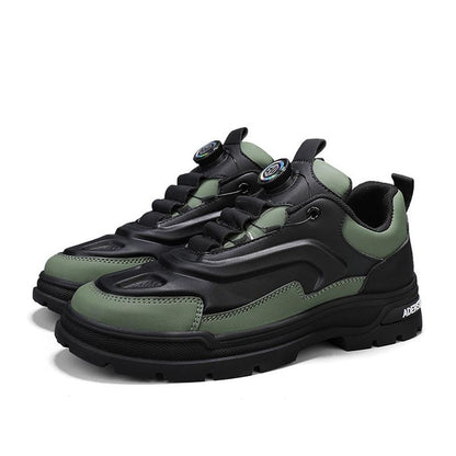 남성용 로우탑 캐주얼 마틴 부츠, 스타일리시한 아웃도어 작업화, 레트로풍 내구성 안전화