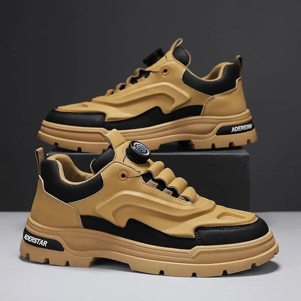 남성용 로우탑 캐주얼 마틴 부츠, 스타일리시한 아웃도어 작업화, 레트로풍 내구성 안전화