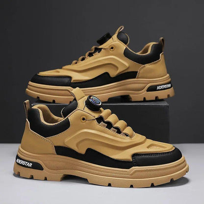 남성용 로우탑 캐주얼 마틴 부츠, 스타일리시한 아웃도어 작업화, 레트로풍 내구성 안전화