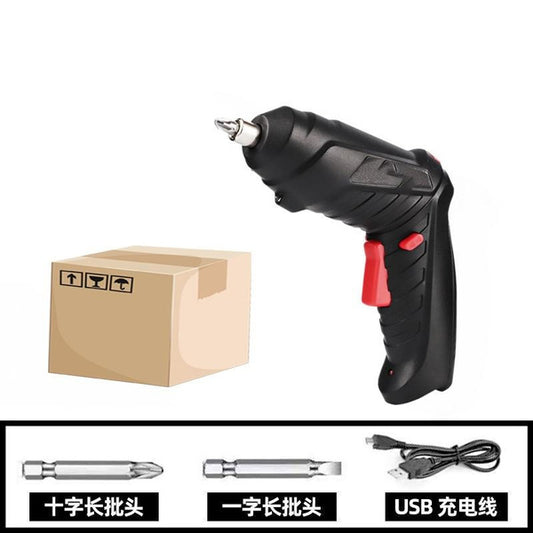 Mini Electric Screwdriver Set, Cordless Precision Screwdriver with High Torque & LED Light for Home DIY