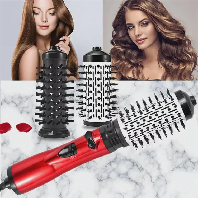 2-in-1 Hot Air Brush & Volumizing Blow Dry Styler - Damage-Free Curls & Smooth Hair