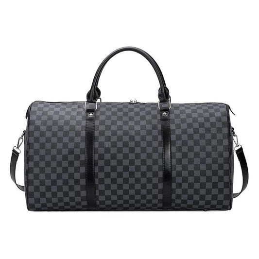 남성용 방수 더플백, 대용량 여행용 짐 가방, 어깨끈이 달린 빈티지 가죽 스포츠 더플백