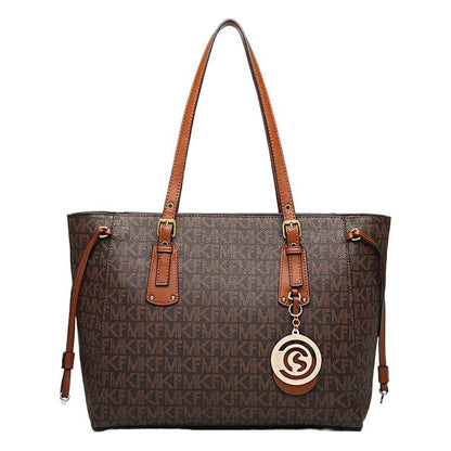 MK Large Capacity Tote Bag - Fashionable Women's Handbag, Shopper, Mommy Bag with Shoulder Strap