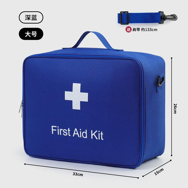 Large Capacity Family First Aid Kit, Crossbody Medical Bag for Emergency Supplies & Travel