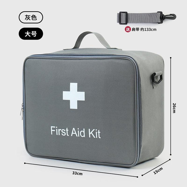 Large Capacity Family First Aid Kit, Crossbody Medical Bag for Emergency Supplies & Travel