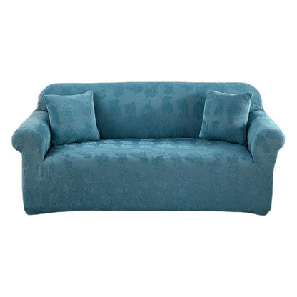 Heavyweight Stretch Knitted Jacquard Sofa Cover, Elastic Full Coverage Slipcover for Sectional Couches