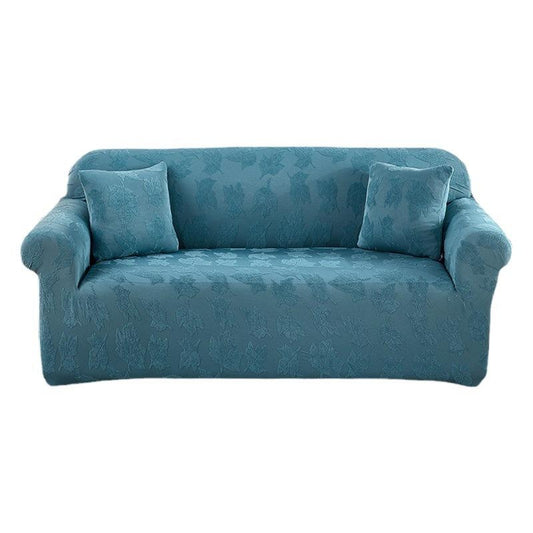 헤비웨이트 스트레치 니트 자카드 소파 커버, 섹셔널 소파용 탄성 풀 커버 슬립커버