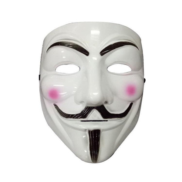 V for Vendetta Mask - Halloween Horror Costume Mask for Cosplay & Scary Parties