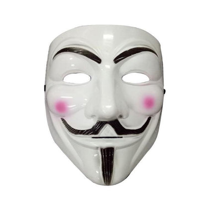 V for Vendetta Mask - Halloween Horror Costume Mask for Cosplay & Scary Parties