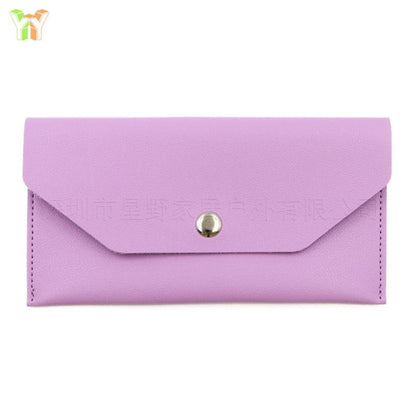 Slim Long Wallet with Coin Pocket & Card Slots - RFID Blocking Cash Organizer Pouch