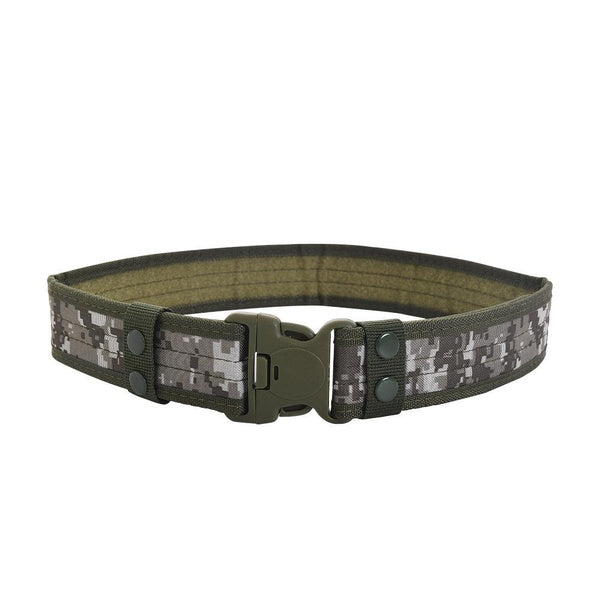 Tactical Military Belt for Men | 5cm Wide Edge-Bound Webbing with Plastic Quick-Release Buckle