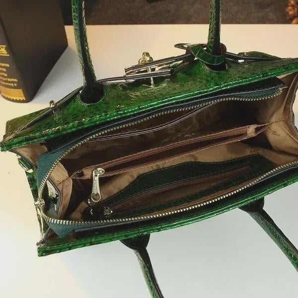 여성용 고급 악어 무늬 토트백 대용량 핸드백 우아한 어머니날 선물