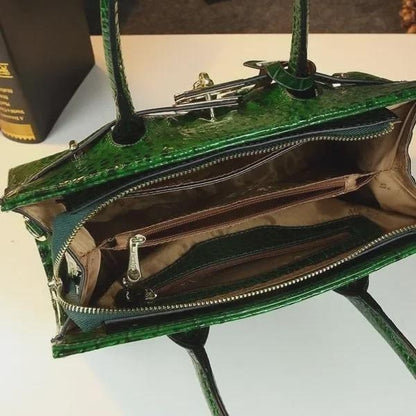 여성용 고급 악어 무늬 토트백 대용량 핸드백 우아한 어머니날 선물