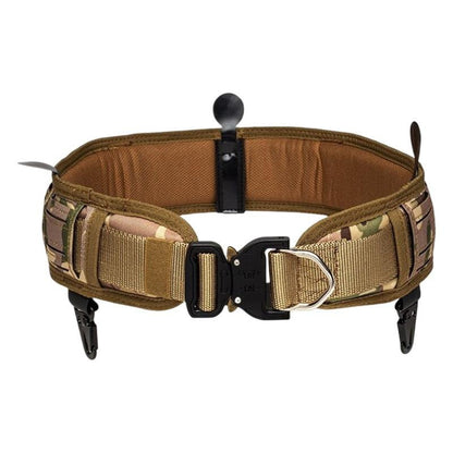 전술 몰리 전투 벨트 - 에어소프트 및 아웃도어용 퀵 릴리스 레이저 컷 허리 팩