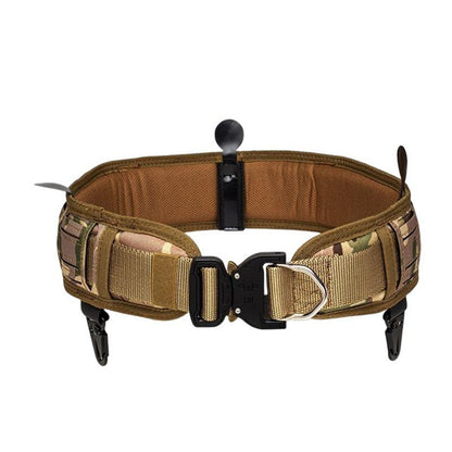 전술 몰리 전투 벨트 - 에어소프트 및 아웃도어용 퀵 릴리스 레이저 컷 허리 팩