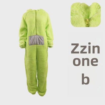 Teletubbies Pajamas for Adults & Kids, Cute Cartoon Onesie Winter Sleepwear