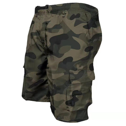 Men's Cargo Shorts with Multiple Pockets, Loose Fit Casual Summer Work Shorts