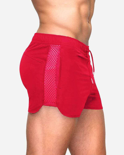 Men's Quick-Dry Running Shorts with Mesh Lining - Lightweight Athletic Training Shorts for Marathon & Sprint Workouts
